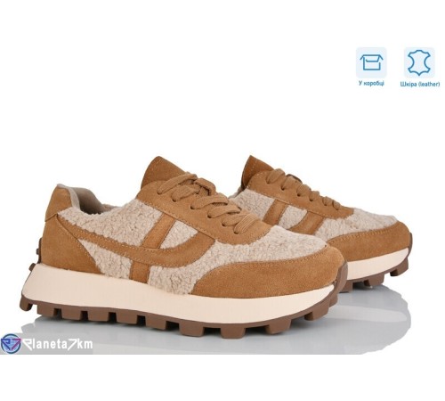 Кросівки жіночі на весну/осінь (6 пар р.36-40) коричневий  "Mirella"