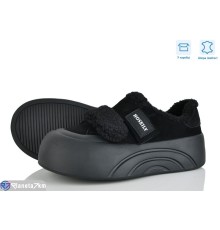 Сліпони жіночі на зиму (6 пар р.36-40) чорний  "Mirella"