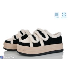 Сліпони жіночі на зиму (6 пар р.36-40) чорний  "Mirella"