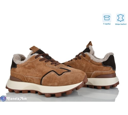 Кросівки жіночі на зиму (6 пар р.36-40) коричневий  "Mirella"