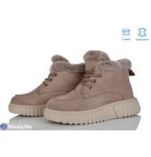 Черевики жіночі на зиму (8 пар р.36-41) бежевий  "Mirella"