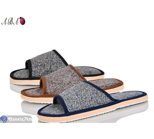 Тапки чоловічі на весну/осінь (12 пар р.41-46) мікс  "Aba"