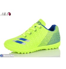 Футбольне взуття дитяче на весну/осінь (6 пар р.30-35) зелений  "Aba"