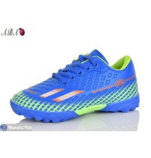 Футбольне взуття дитяче на весну/осінь (6 пар р.31-36) синій  "Aba"