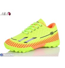 Футбольне взуття дитяче на весну/осінь (6 пар р.31-36) зелений  "Aba"