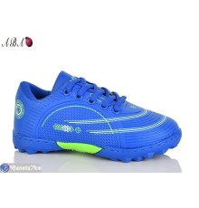 Футбольне взуття дитяче на весну/осінь (6 пар р.31-36) синій  "Aba"