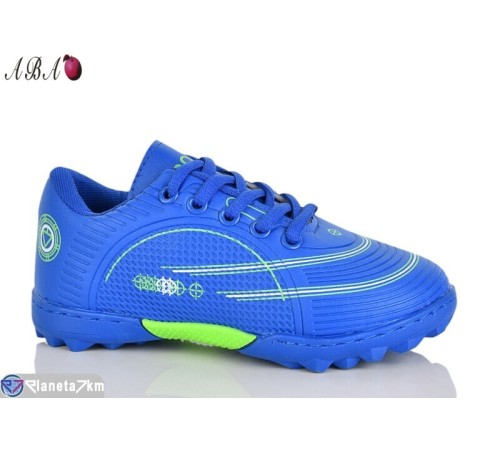 Футбольне взуття дитяче на весну/осінь (6 пар р.31-36) синій  "Aba"