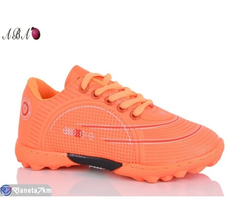Футбольне взуття дитяче на весну/осінь (6 пар р.31-36) оранжевий  "Aba"