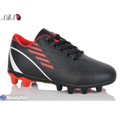 Футбольне взуття дитяче на весну/осінь (6 пар р.31-36) чорний  "Aba"