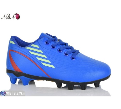 Футбольне взуття дитяче на весну/осінь (6 пар р.31-36) синій  "Aba"
