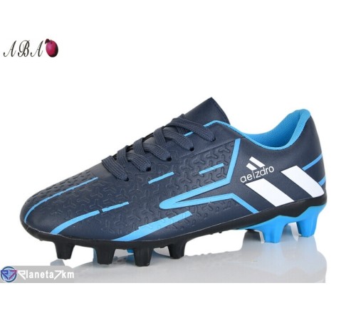 Футбольне взуття дитяче на весну/осінь (6 пар р.36-41) синій  "Aba"