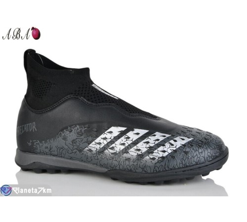 Футбольне взуття дитяче на весну/осінь (8 пар р.33-38) чорний  "Aba"