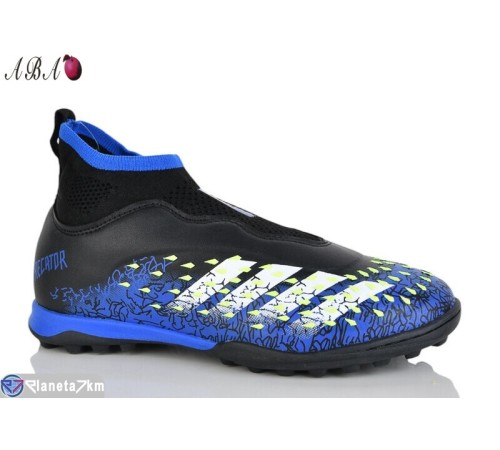 Футбольне взуття дитяче на весну/осінь (8 пар р.33-38) чорний  "Aba"