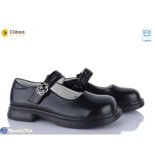 Дитячі туфлі на весну/осінь (6 пар р.32-37) чорний  "BELIES"