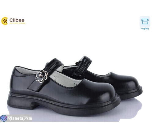 Дитячі туфлі на весну/осінь (6 пар р.32-37) чорний  "BELIES"
