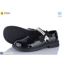 Дитячі туфлі на весну/осінь (6 пар р.32-37) чорний  "BELIES"
