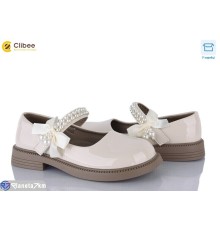 Дитячі туфлі на весну/осінь (6 пар р.32-37) бежевий  "BELIES"