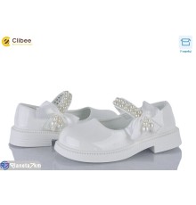 Дитячі туфлі на весну/осінь (6 пар р.26-31) білий  "BELIES"