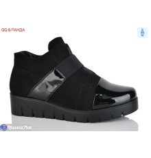 Черевики жіночі на весну/осінь (8 пар р.37-42) чорний  "QQ&Панда"