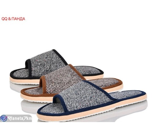 Тапки чоловічі на весну/осінь (12 пар р.41-46) мікс  "QQ&Панда"