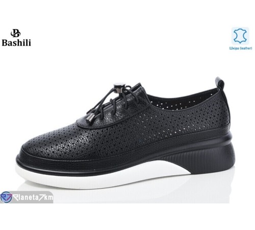 Туфлі жіночі на літо (8 пар р.40-43) чорний  "Башили"