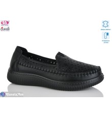 Туфлі жіночі на літо (8 пар р.36-41) чорний  "Gukkcr"