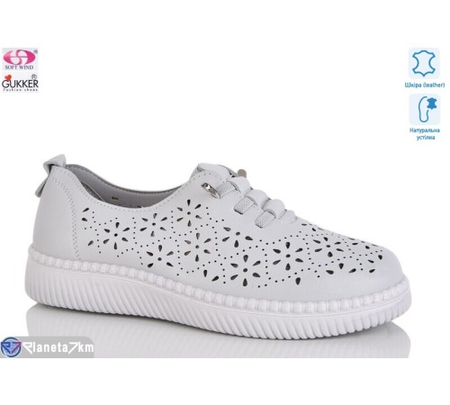 Туфлі жіночі на літо (8 пар р.36-41) сірий  "Gukkcr"