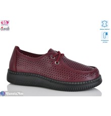 Туфлі жіночі на літо (8 пар р.36-41) бордовий  "Gukkcr"