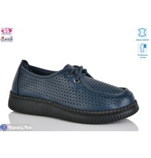 Туфлі жіночі на літо (8 пар р.36-41) синій  "Gukkcr"