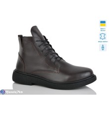 Черевики жіночі на зиму (6 пар р.37-41) коричневий  "LIKA"