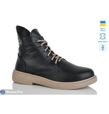 Черевики жіночі на зиму (6 пар р.37-41) чорний  "LIKA"