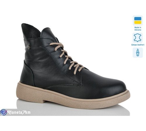 Черевики жіночі на зиму (6 пар р.37-41) чорний  "LIKA"