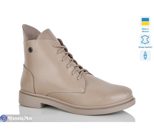 Черевики жіночі на зиму (6 пар р.37-41) бежевий  "LIKA"