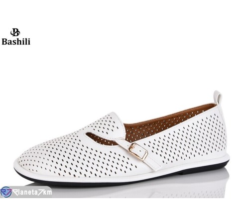 Балетки жіночі на літо (8 пар р.36-41) білий  "Башили"