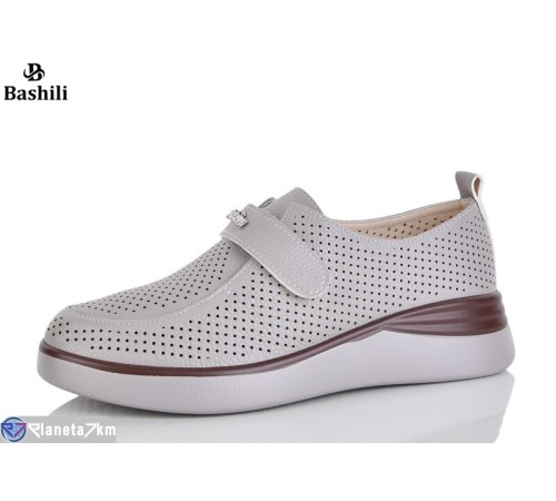 Туфлі жіночі на літо (8 пар р.36-41) сірий  "Башили"