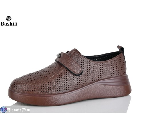 Туфлі жіночі на літо (8 пар р.36-41) коричневий  "Башили"
