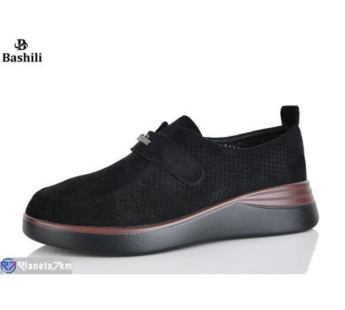 Туфлі жіночі на літо (8 пар р.36-41) чорний  "Башили"