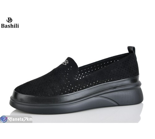 Туфлі жіночі на літо (8 пар р.36-41) чорний  "Башили"