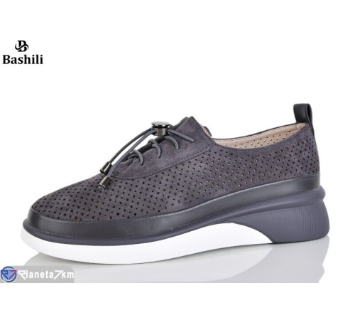Туфлі жіночі на літо (8 пар р.36-41) сірий  "Башили"