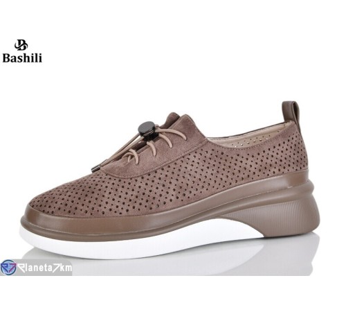 Туфлі жіночі на літо (8 пар р.36-41) коричневий  "Башили"