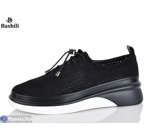 Туфлі жіночі на літо (8 пар р.36-41) чорний  "Башили"