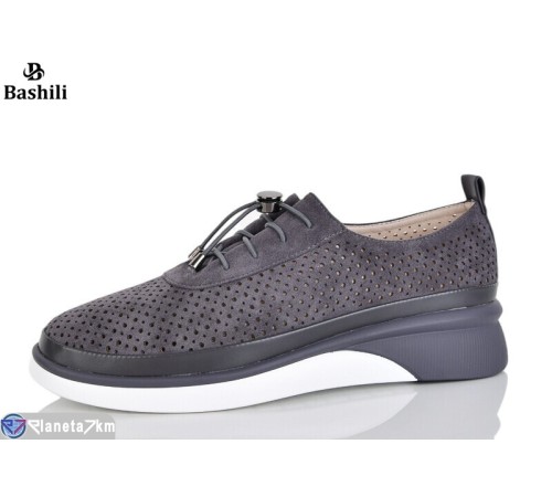Туфлі жіночі на літо (8 пар р.40-43) сірий  "Башили"