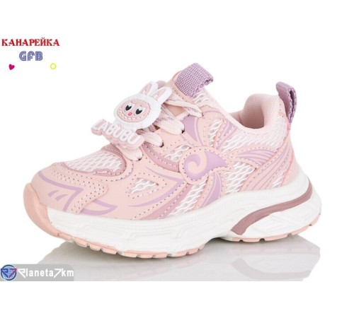Дитячі кросівки на весну/осінь (8 пар р.22-27) рожевий  "GFB-Канарейка"