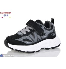 Дитячі кросівки на весну/осінь (8 пар р.21-26) чорний  "GFB-Канарейка"