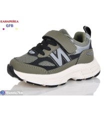 Дитячі кросівки на весну/осінь (8 пар р.21-26) зелений  "GFB-Канарейка"