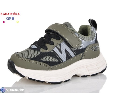 Дитячі кросівки на весну/осінь (8 пар р.21-26) зелений  "GFB-Канарейка"