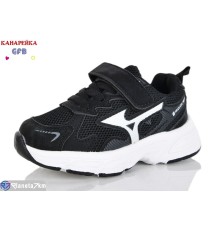 Дитячі кросівки на весну/осінь (8 пар р.21-26) чорний  "GFB-Канарейка"