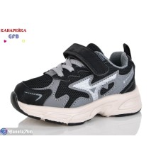 Дитячі кросівки на весну/осінь (8 пар р.21-26) чорний  "GFB-Канарейка"