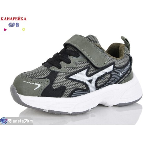 Дитячі кросівки на весну/осінь (8 пар р.21-26) зелений  "GFB-Канарейка"