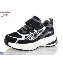 Дитячі кросівки на весну/осінь (8 пар р.22-27) чорний  "GFB-Канарейка"